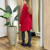 Sobretudo Feminino Tricot Maia Vermelho - Fernanda Ramos Store