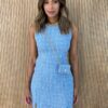 fernandaramosstore com br vestido curto feminino sem bojo tweed com bolsinha azul 2