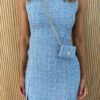 fernandaramosstore com br vestido curto feminino sem bojo tweed com bolsinha azul 4