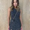 fernandaramosstore com br vestido curto feminino sem bojo tweed com bolsinha preto 3