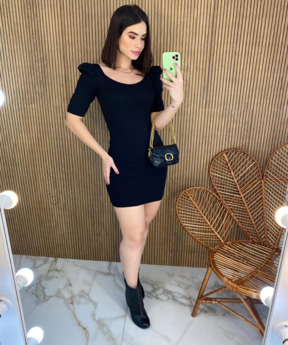 fernandaramosstore com br vestido curto manga princesa sem bojo modal preto 2