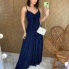 fernandaramosstore com br vestido longo com bojo alca regulavel maisa poa azul 3