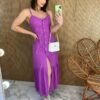 fernandaramosstore com br vestido longo com bojo e botoes alca regulavel poa fucsia 4