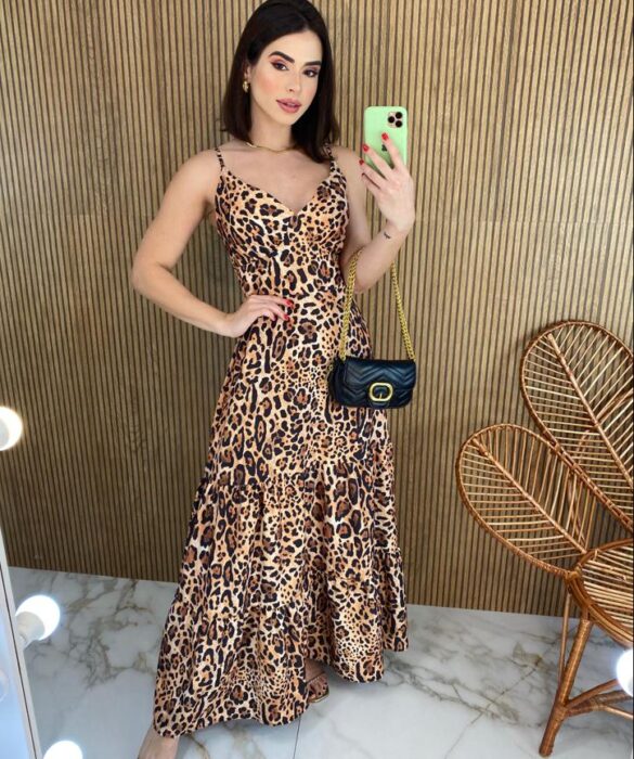 fernandaramosstore com br vestido longo sem bojo alca regulavel liz animal print 3