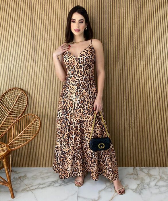 fernandaramosstore com br vestido longo sem bojo alca regulavel liz animal print