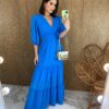 fernandaramosstore com br vestido longo sem bojo com relevo e botoes falsos azul 7