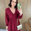 fernandaramosstore com br vestido longo sem bojo pipoquinha manga longa marsala 1