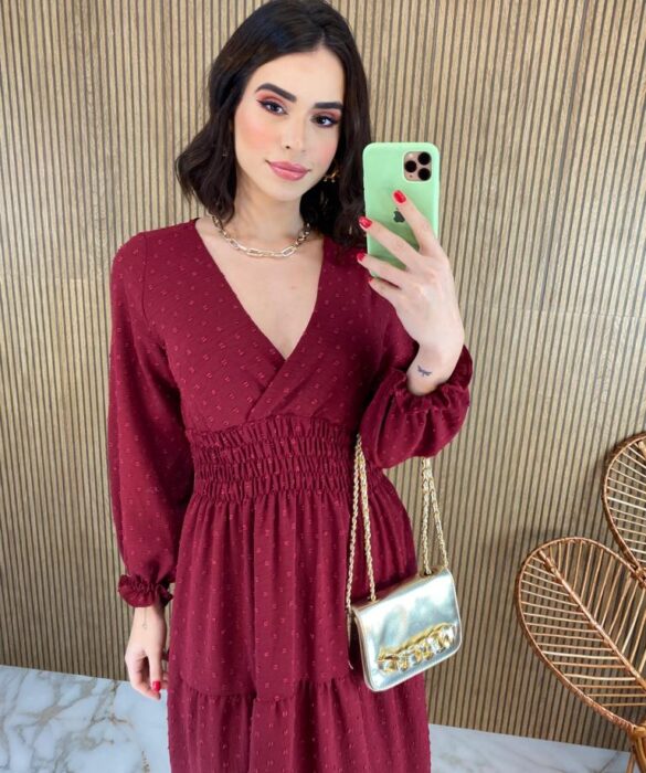 fernandaramosstore com br vestido longo sem bojo pipoquinha manga longa marsala 1