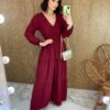 fernandaramosstore com br vestido longo sem bojo pipoquinha manga longa marsala 2