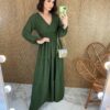 fernandaramosstore com br vestido longo sem bojo pipoquinha manga longa verde 3