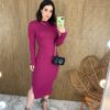 fernandaramosstore com br vestido midi sem bojo tricot julia manga longa fucsia 2