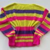 Blusa Manga Longa Feminina Listrada Colorida - Fernanda Ramos Store