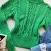 fernandaramosstore com br blusa manga longa feminina tricot georgia verde 1