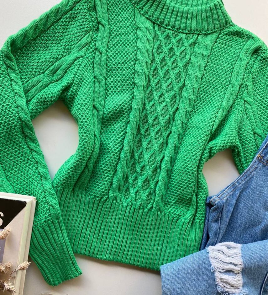 fernandaramosstore com br blusa manga longa feminina tricot georgia verde 1