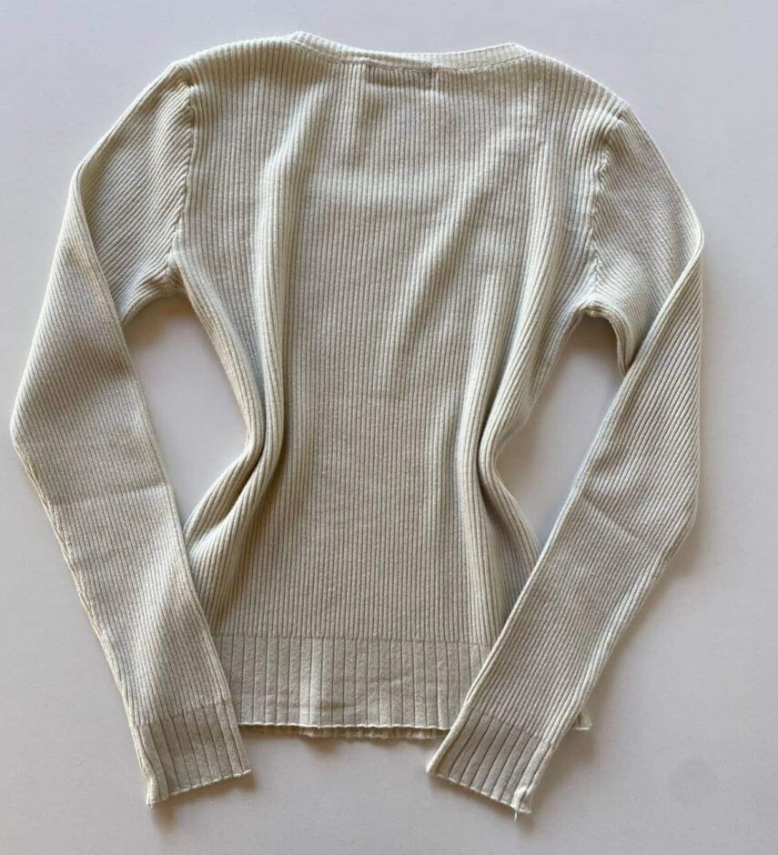 Blusa Manga Longa Feminina Tricot Isa Mesclado - Fernanda Ramos Store
