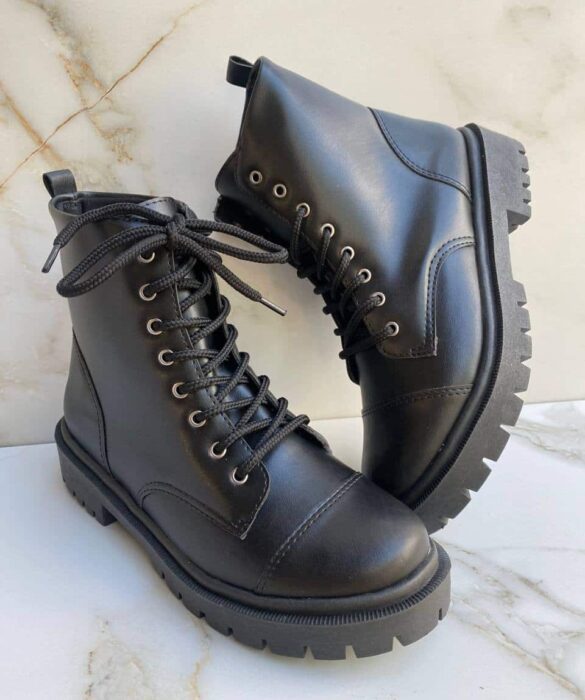 Bota Coturno Feminino Mariana Preto - Fernanda Ramos Store