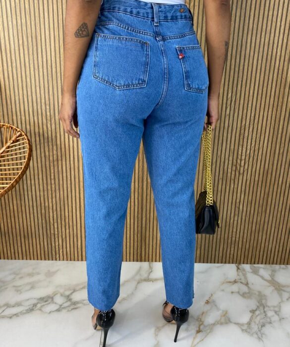 Calça Jeans Feminina Boyfriend Cropped - Fernanda Ramos Store