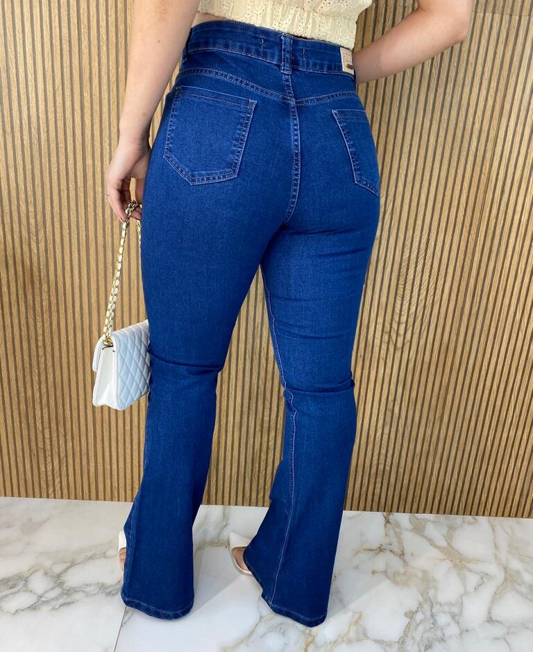 Calça Jeans Feminina Flare 26876 - Fernanda Ramos Store