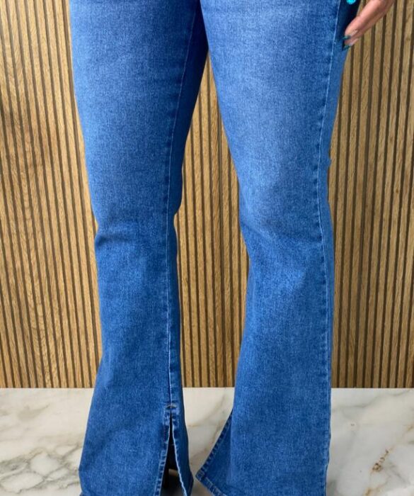 Calça Jeans Feminina Flare Alta 015421 - Fernanda Ramos Store