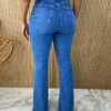 Calça Jeans Feminina Flare Alta 015421 - Fernanda Ramos Store