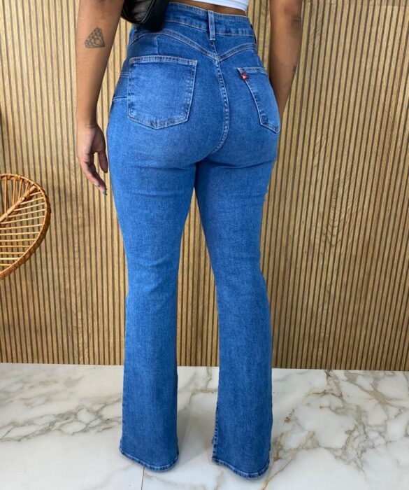 Calça Jeans Feminina Flare Alta 015421 - Fernanda Ramos Store