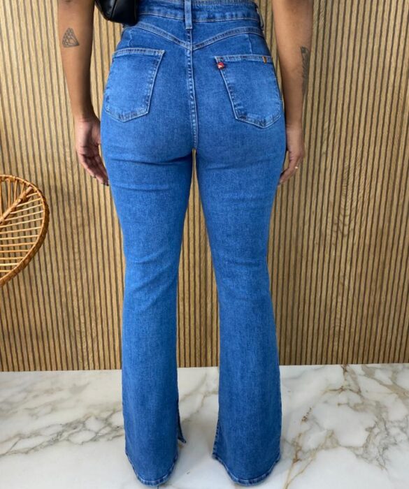 Calça Jeans Feminina Flare Alta 015421 - Fernanda Ramos Store