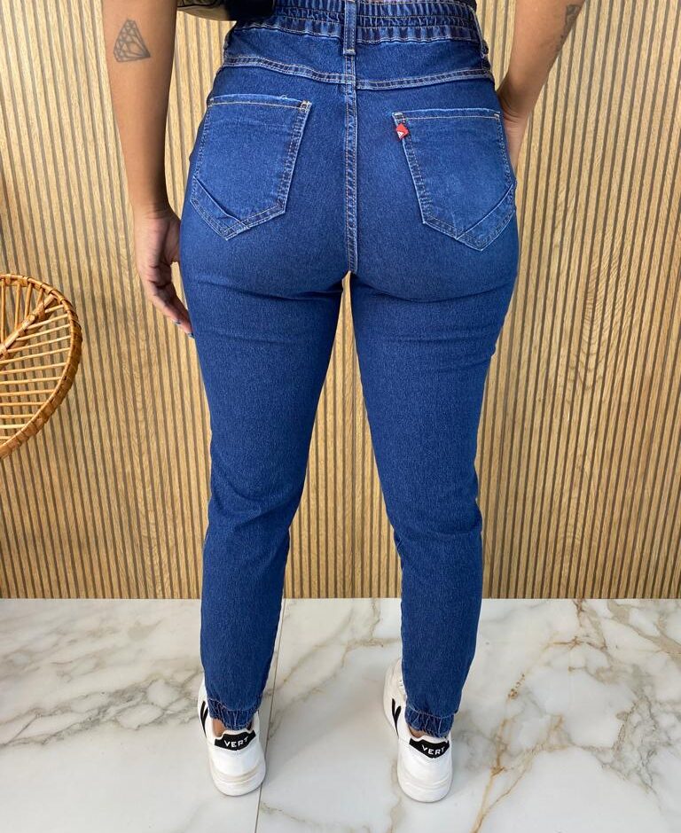 Calça Jeans Feminina Jogger 014115 - Fernanda Ramos Store
