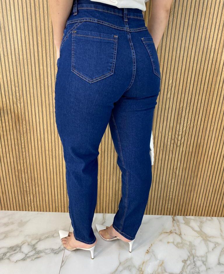 Calça Jeans Feminina Mom com Elastano 29529 - Fernanda Ramos Store