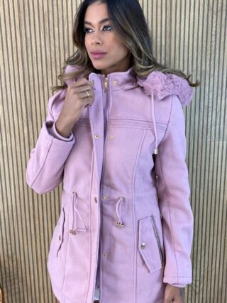 Parka Feminina Capuz Removível Laura Rosa - Fernanda Ramos Store