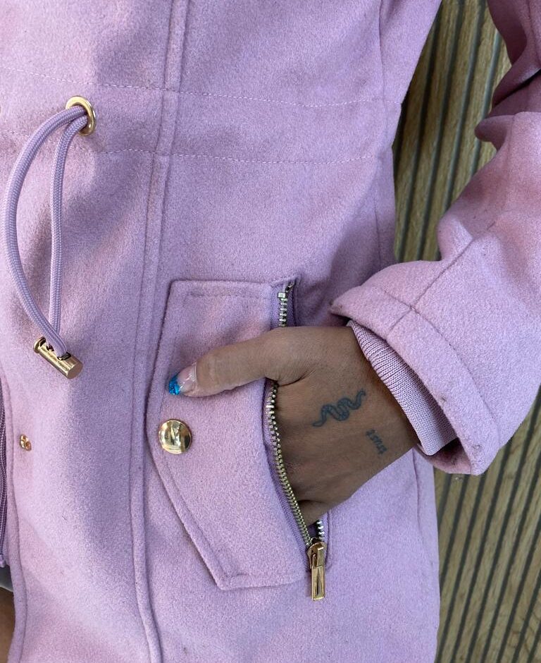 Parka Feminina Capuz Removível Laura Rosa - Fernanda Ramos Store