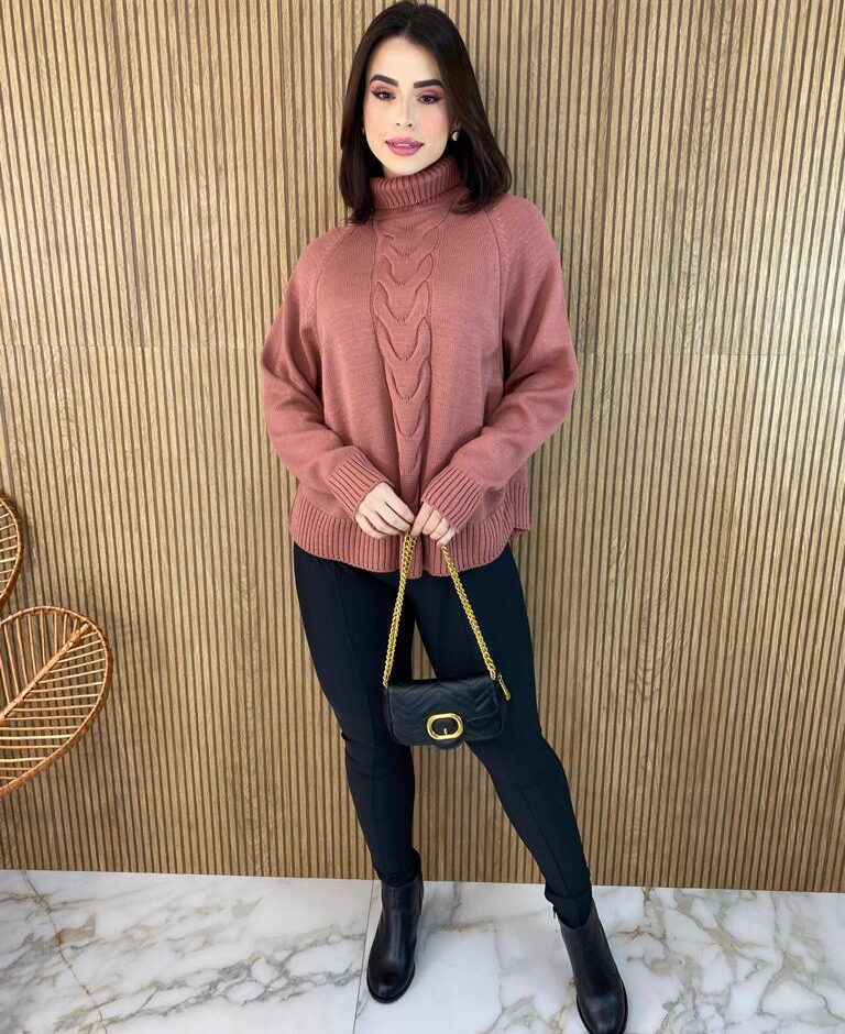 fernandaramosstore com br poncho feminino tricot isa gola alta rose 2