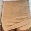 Short Saia Feminino Poliamida Manu Bege - Fernanda Ramos Store