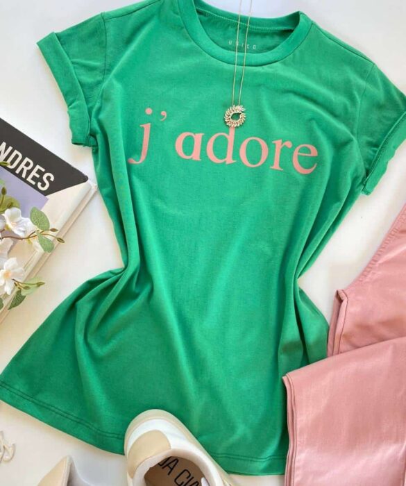 fernandaramosstore com br t shirt manga curta j adore verde 1