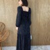 fernandaramosstore com br vestido longo sem bojo manga longa com lastex poa preto 4