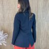 Blazer Manga Longa Feminino Alfaiataria Heloisa Preto - Fernanda Ramos Store