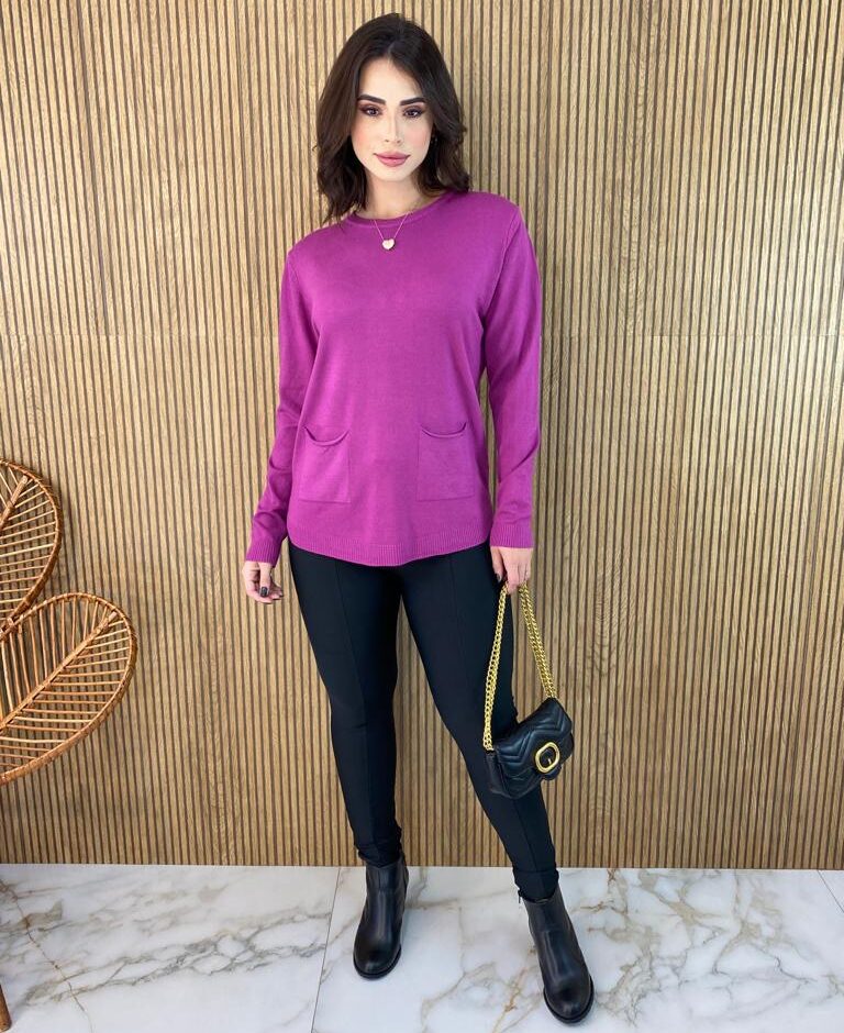 fernandaramosstore com br blusa manga longa feminina modal com bolsos fucsia 2