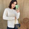 fernandaramosstore com br blusa manga longa feminina modal com bolsos off white 1