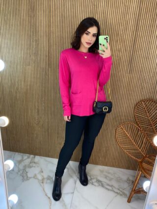 fernandaramosstore com br blusa manga longa feminina modal com bolsos pink 3