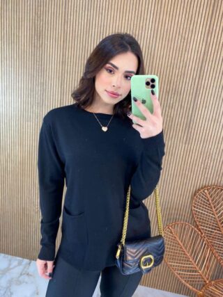 fernandaramosstore com br blusa manga longa feminina modal com bolsos preta 1