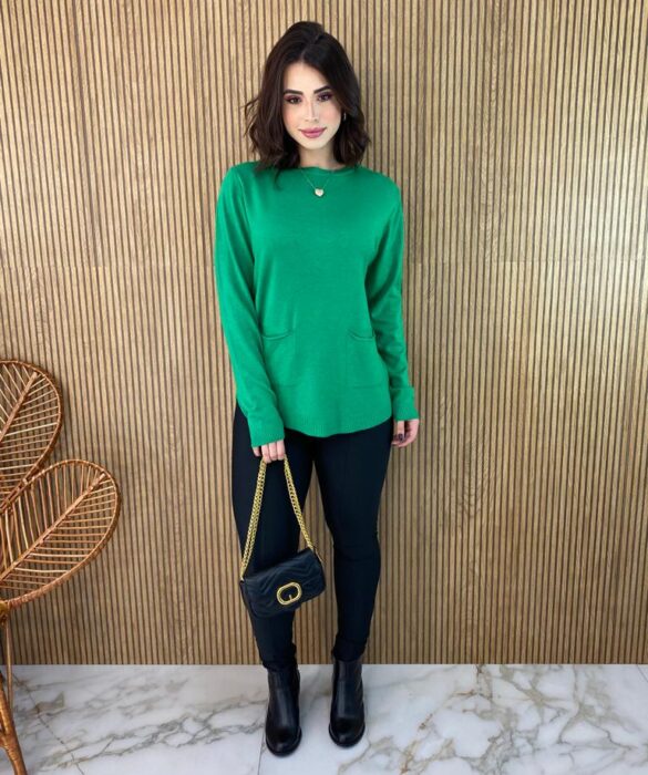 fernandaramosstore com br blusa manga longa feminina modal com bolsos verde 2