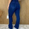 Calça Jeans Feminina Flare Cintura Alta 015289 - Fernanda Ramos Store