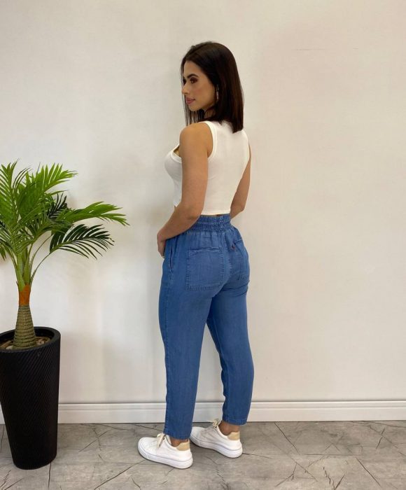 Calça Jeans Feminina Jogger