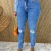 Calça Jeans Feminina Reta 29338 - Fernanda Ramos Store