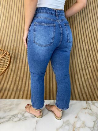 Calça Jeans Feminina Reta Básica 015558 - Fernanda Ramos Store