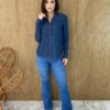 Camisa Feminina Manga Longa Jeans Tensel 022636 - Fernanda Ramos Store