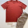 Camiseta Masculina Basic Ocass Plus Size Terracota - Fernanda Ramos Store