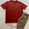 Camiseta Masculina Basic Ocass Terracota Cor 31 - Fernanda Ramos Store