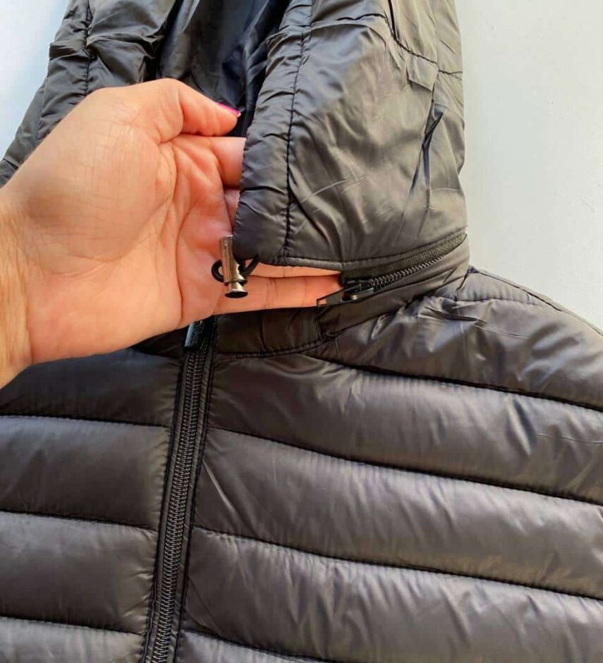 Colete Masculino Touca Removível Bolsos Preto - Fernanda Ramos Store