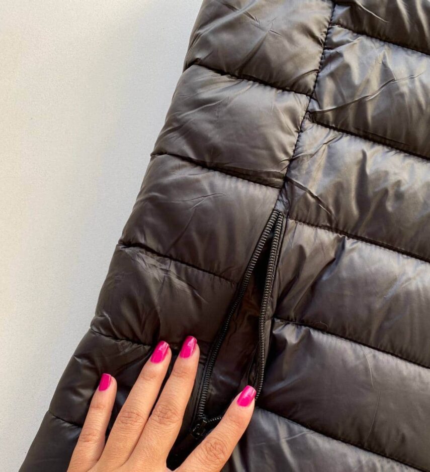 Colete Masculino Touca Removível Bolsos Preto - Fernanda Ramos Store