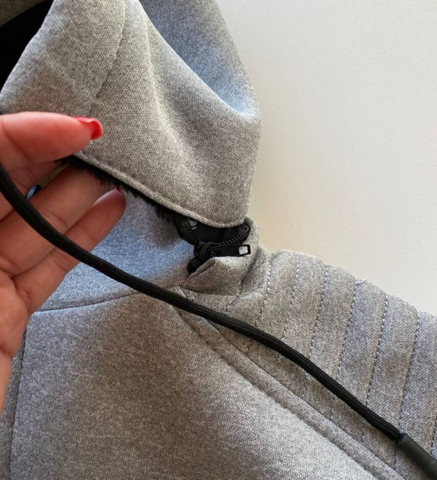 Jaqueta Masculina Touca Removível Pelúcida Plus Cinza - Fernanda Ramos Store
